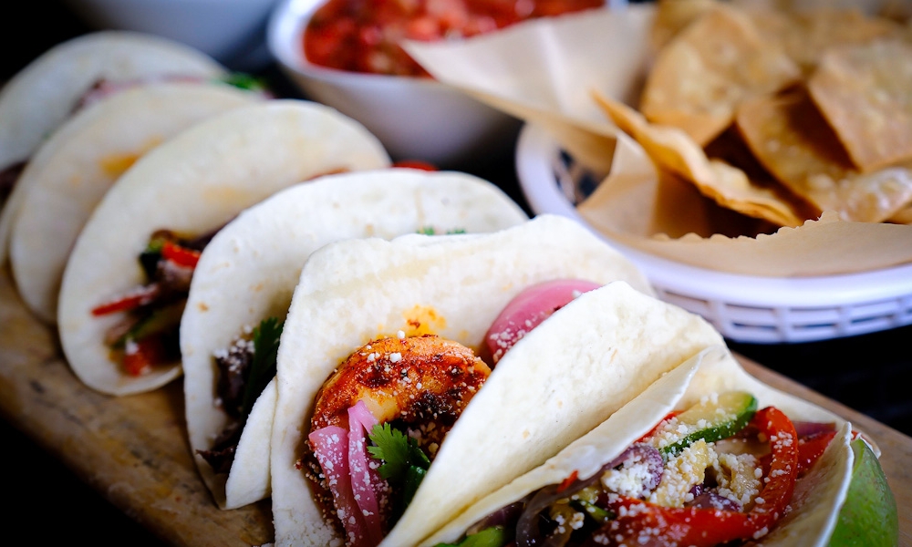 tacos chips salsa